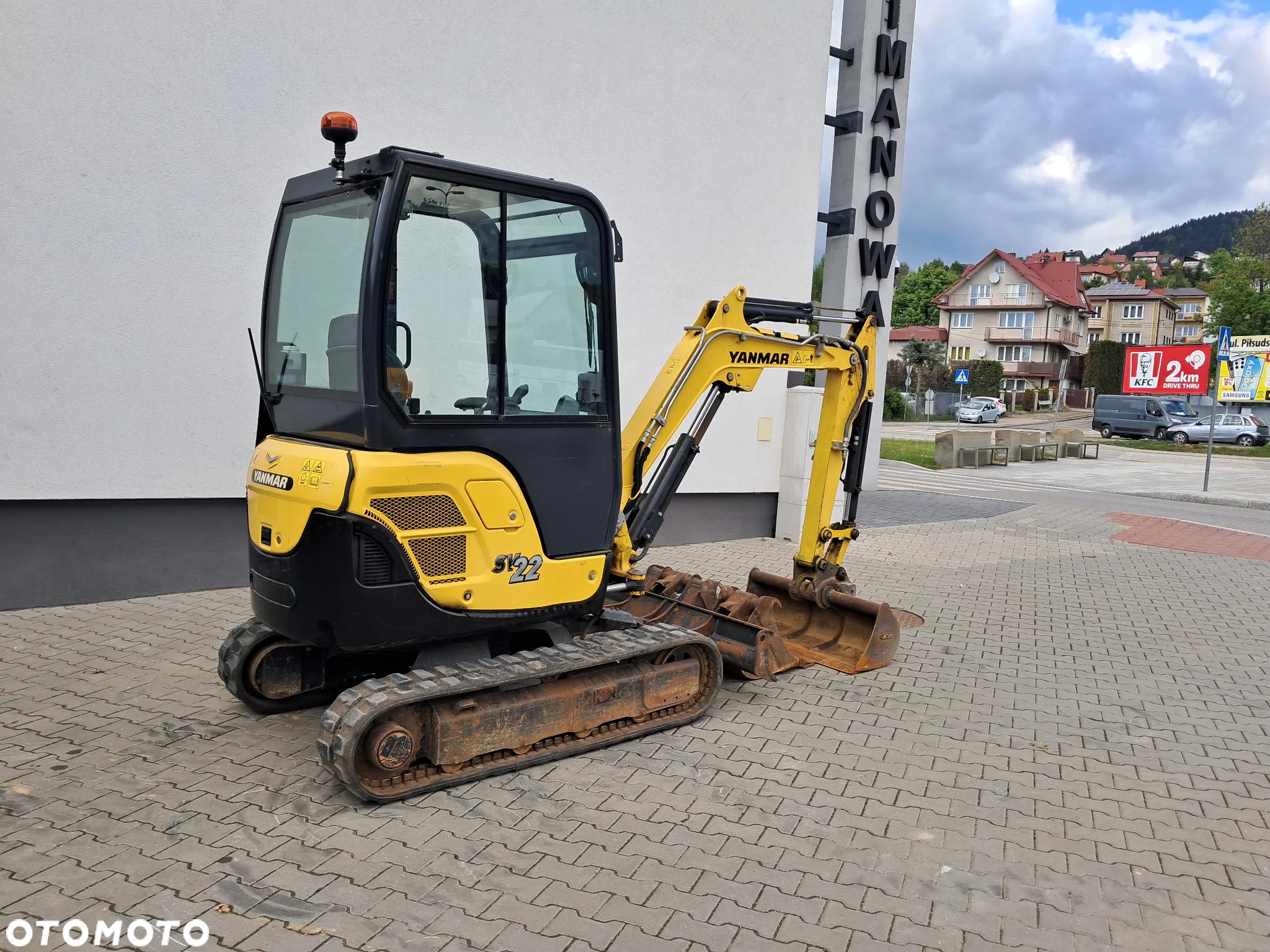 Yanmar SV 22 minikoparka waga 2275kg 2.3T *3 łyżki * 2021r * 1150 mtg * szybkozłącze * silnik Yanmar dwie prędk jazdy - 4