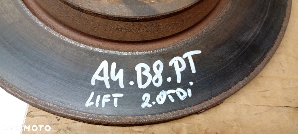 Tarcze hamulcowe tył tylne klocki 300 mm Audi A4 B8 Lift 2.0 TDI - 7