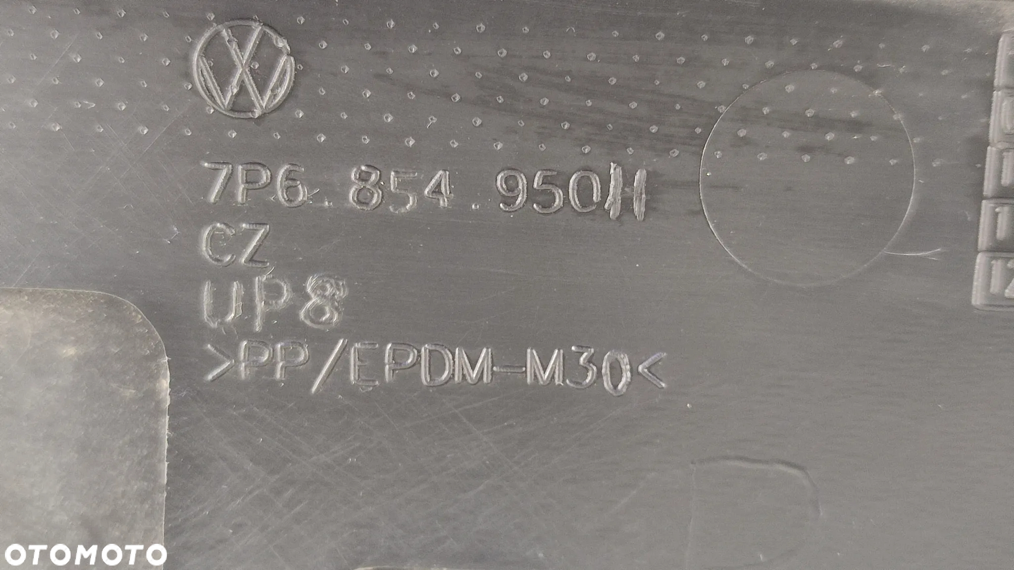 VW TOUAREG 7P 10-18R LISTWA OZDOBNA DRZWI BIALA LR9A CHROM TYL PRAWA 7P6854950 H - 6