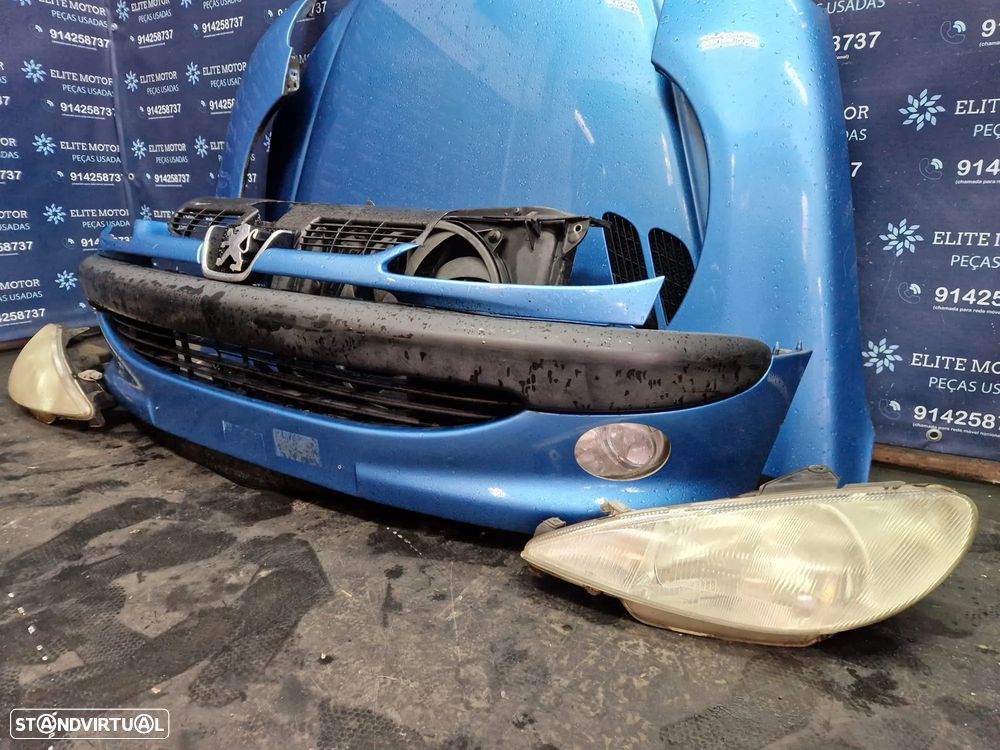 Frente completa usada PEUGEOT 206 capot parachoques oticas radiadores guardalamas - 5