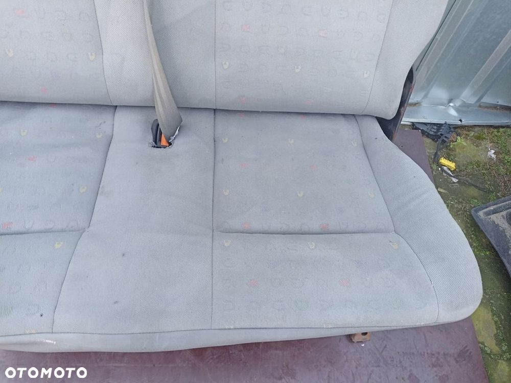 FOTEL PODWÓJNY VOLKSWAGEN TRANSPORTER T4 TYLNY RZĄD - 4