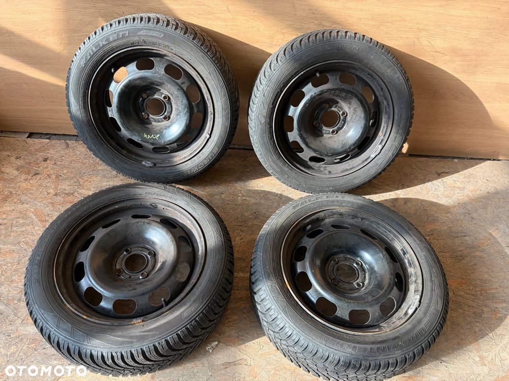 Felgi koła stalowe opony zimowe Peugeot Citroen Opel 195/55R16 4x108 6,5Jx16 ET32 - 1