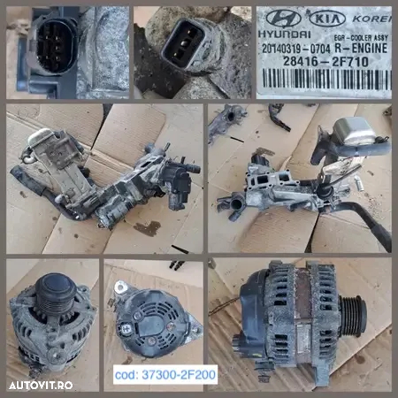Anexe motor 2.0 crdi D4HA Hyundai ix35 Kia Galerie admisie clapeta acceleratie actuator catalizator fulie compresor EGR alternator electromotor - 5