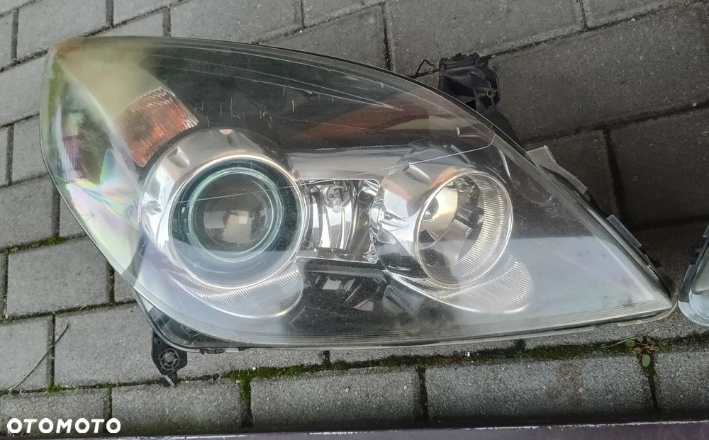 Opel Vectra C Lift Reflektor Prawy+Lewy Bixenon Ciemny Europa - 3
