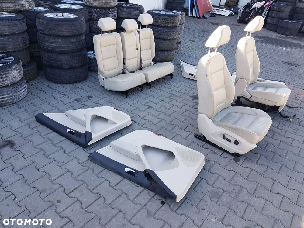 VW TIGUAN I 5N 06-15r FOTELE SKÓRZANE KANAPA KOMPLET - 4