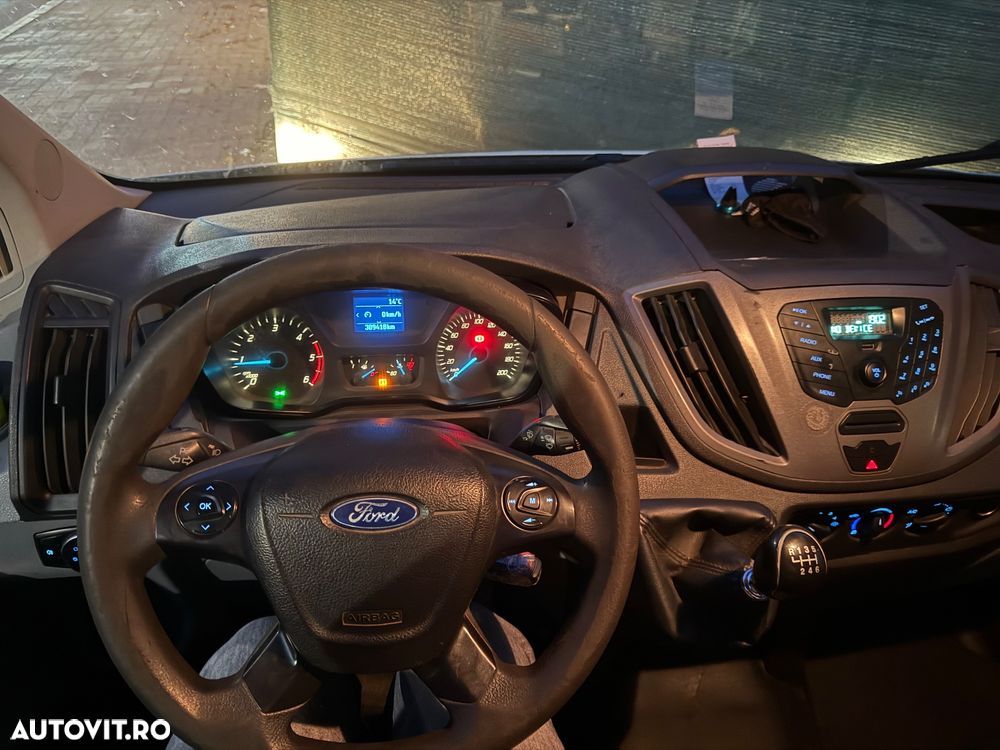 Ford Transit 2016 2.2 Punte Dubla L4 L5 XL XXL Bena 5.5m lunga TVA luata din reprezentanța Ford RO Km reali carte service Istoric Fără probleme Bena Aluminiu Dokka Camioneta NU Mercedes Sprinter VW crafter Boxer Pick-Up 4 bucăți disponibile diferite marim - 4