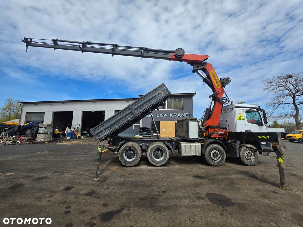 Mercedes-Benz Arocs 3246 8x4 wywrotka hds PALFINGER 45000 - 10