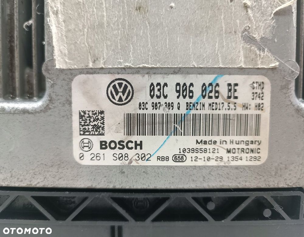 KOMPUTER SILNIKA STEROWNIK VW SCIROCCO III 1.4 TSI 03C906026BE CTHD - 2