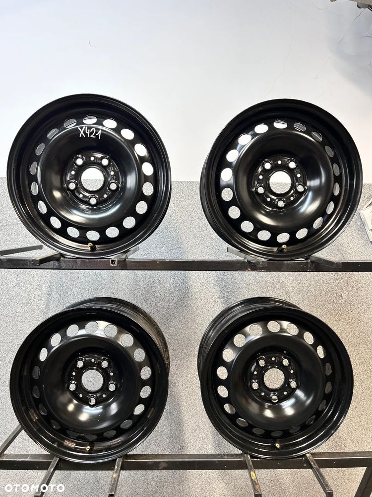 4 FELGI STAL. VW GOLF 7, SKODA OCTAVIA 3, SEAT LOEN 3 15'' 6J ET43 - 1