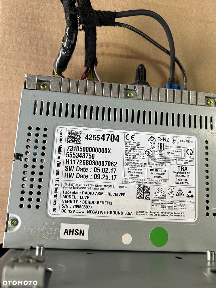 Opel Corsa E radio nawigacja ekran 555343750 42554704 - 6