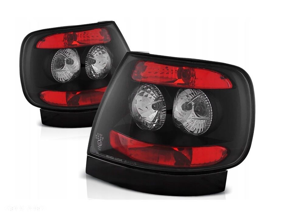Lampy tyl na kpl Tuning Black Czarne Lexus-look Audi A4 b5 8d Sedan 94-01 - 1