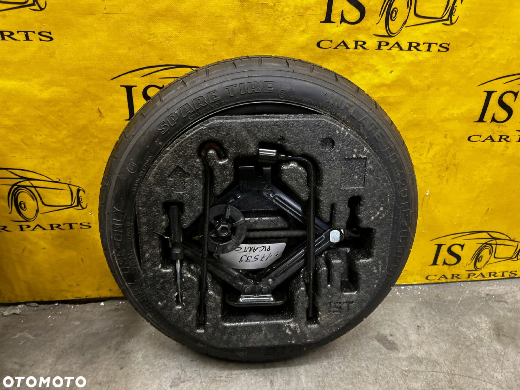 ZESTAW NAPRAWCZY KOŁO ZAPASOWE DOJAZDOWE KIA PICANTO III 115/70 R15 - 16