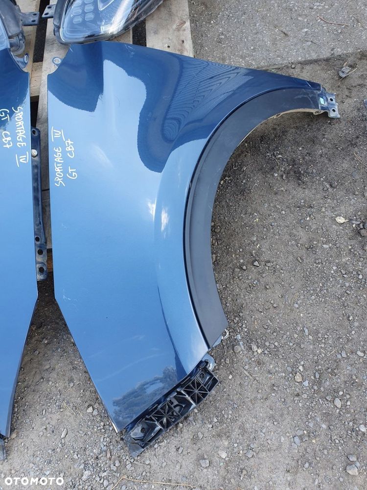 KIA SPORTAGE IV GT ZDERZAK MASKA 2X BŁOTNIK 2X LAMPA CB7 - 4