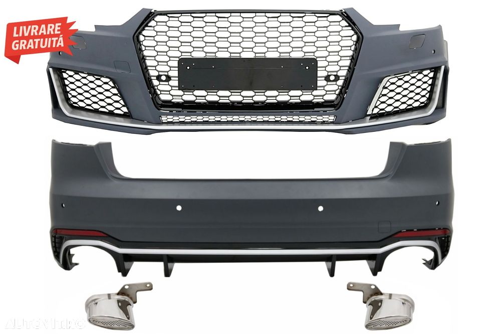 Pachet exterior Audi A4 B9 8W (2016-2018) RS4 Design- livrare gratuita - 1