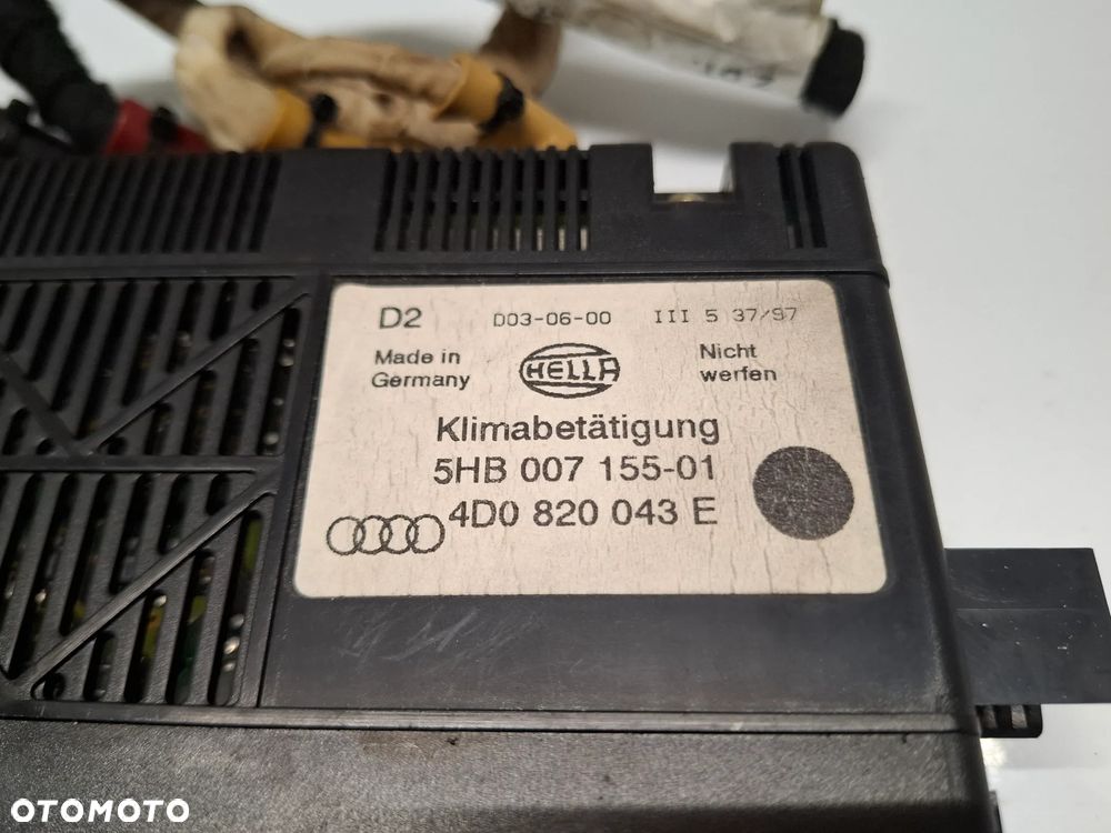 PANEL NAWIEWU KLIMATYZACJI AUDI A8 D2 4D0820043E SLASK WYSYLKA VAT - 2