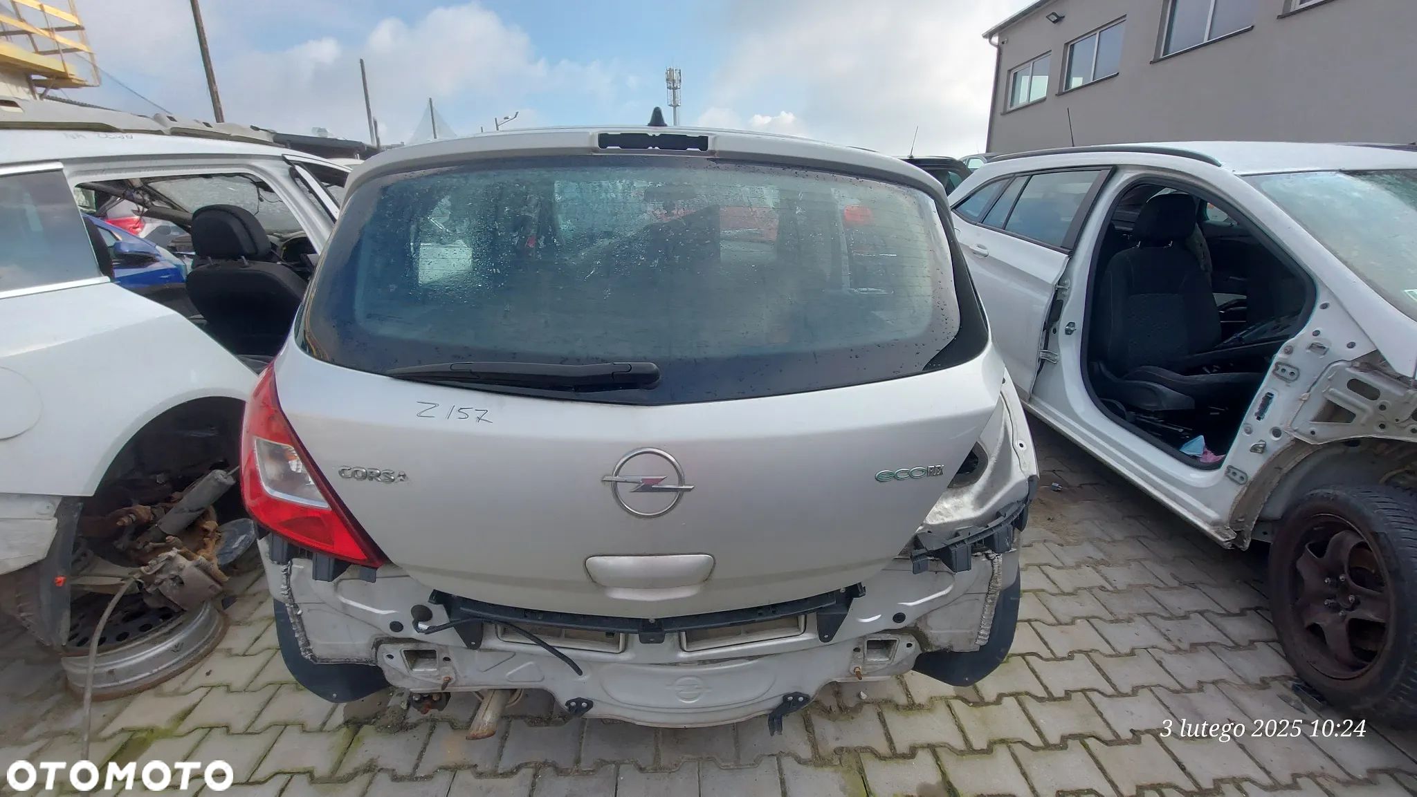 Opel Corsa D 5 drzwi klapa tył Z157 - 1