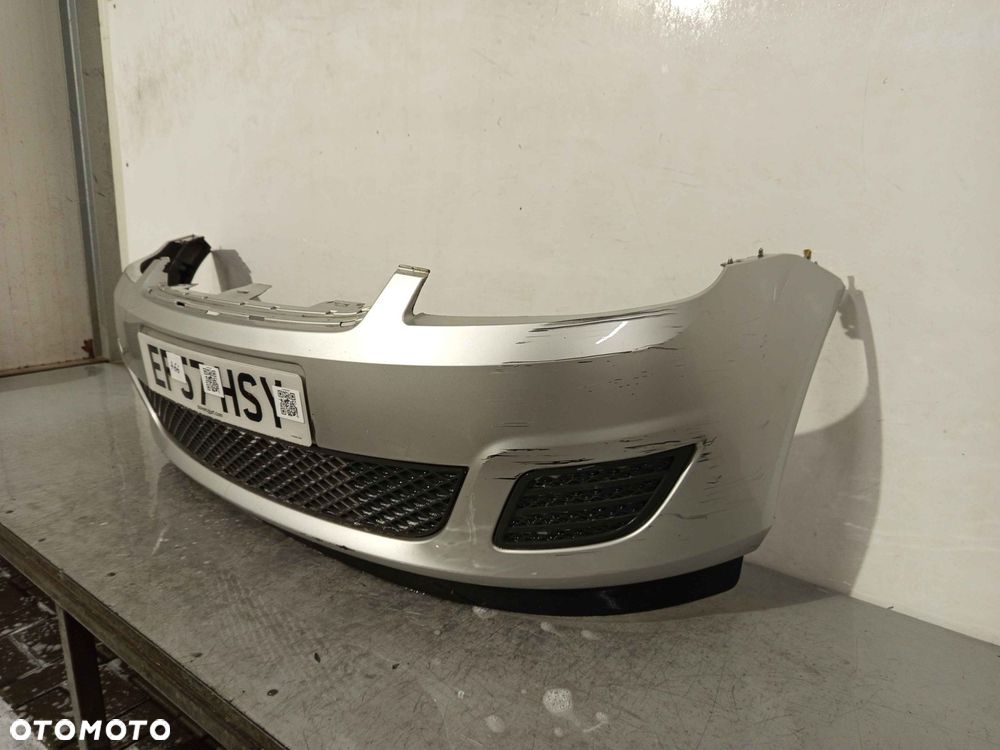 + ZDERZAK PRZÓD PRZEDNI FORD FIESTA MK.6 6 VI LIFT FL 62 SREBRNY - 2