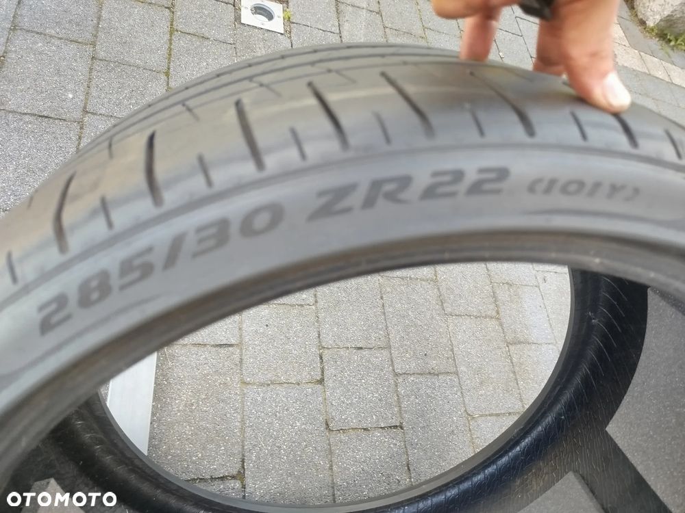 285/30ZR22 101Y Pirelli P ZERO 3szt. 90% bieżnika homologacja AO Mata wygłuszająca - 9