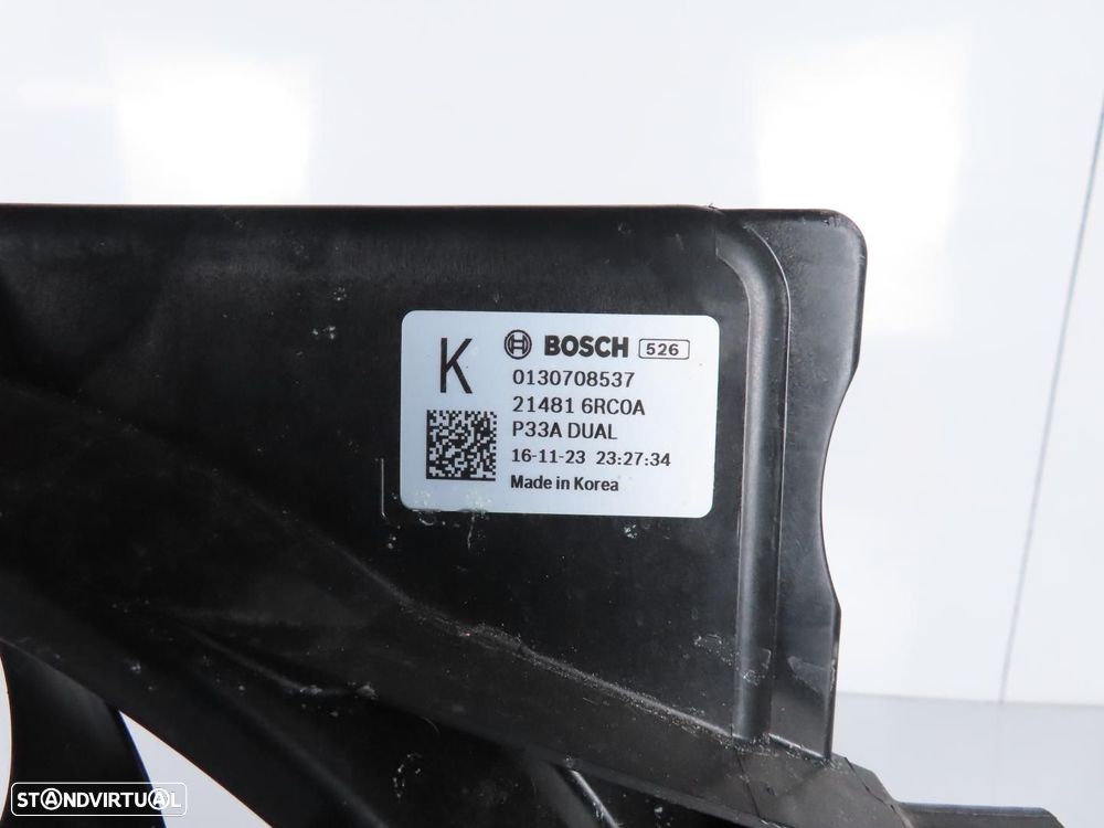 Termoventilador Usado / Original NISSAN X-Trail (T33) 0130708537 / 214816RC0A - 6