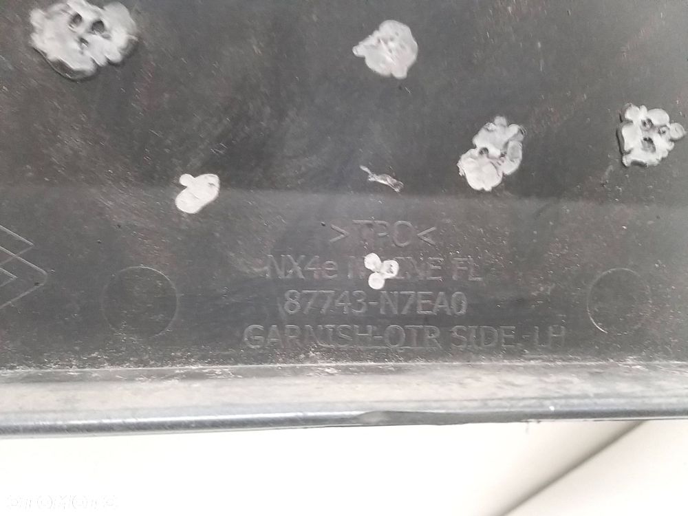 hyundai tucson n-line 21- listwa błotnika lewa lewy tył 87743-n7ea0 - 7