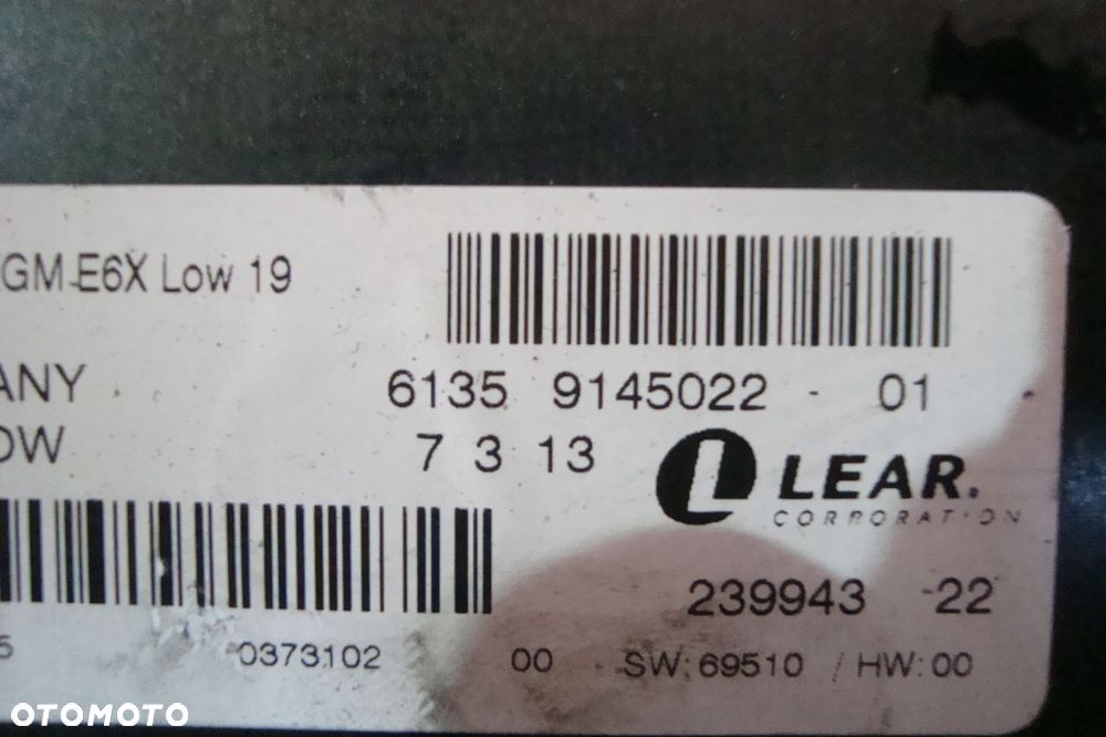 Bmw E60 E61 E63 Moduł Sterownik Komfortu 9145022 - 3