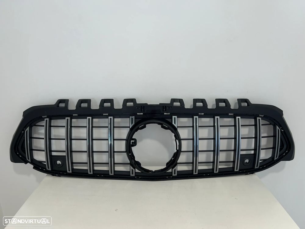 Grelha Frontal Mercedes Classe A W177 Look GT-R SILVER - 1
