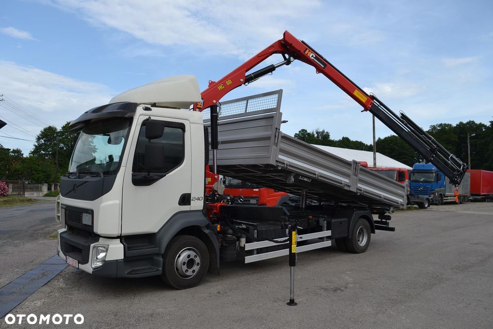 MAN TGL 12.250 Nowy żuraw HYVA HB70 Sterowanie radiowe Nowy 3-stronny Wywrot Kiper Wywrotka HDS Blokada Mostu Fassi Palfinger Hiab HMF - 5