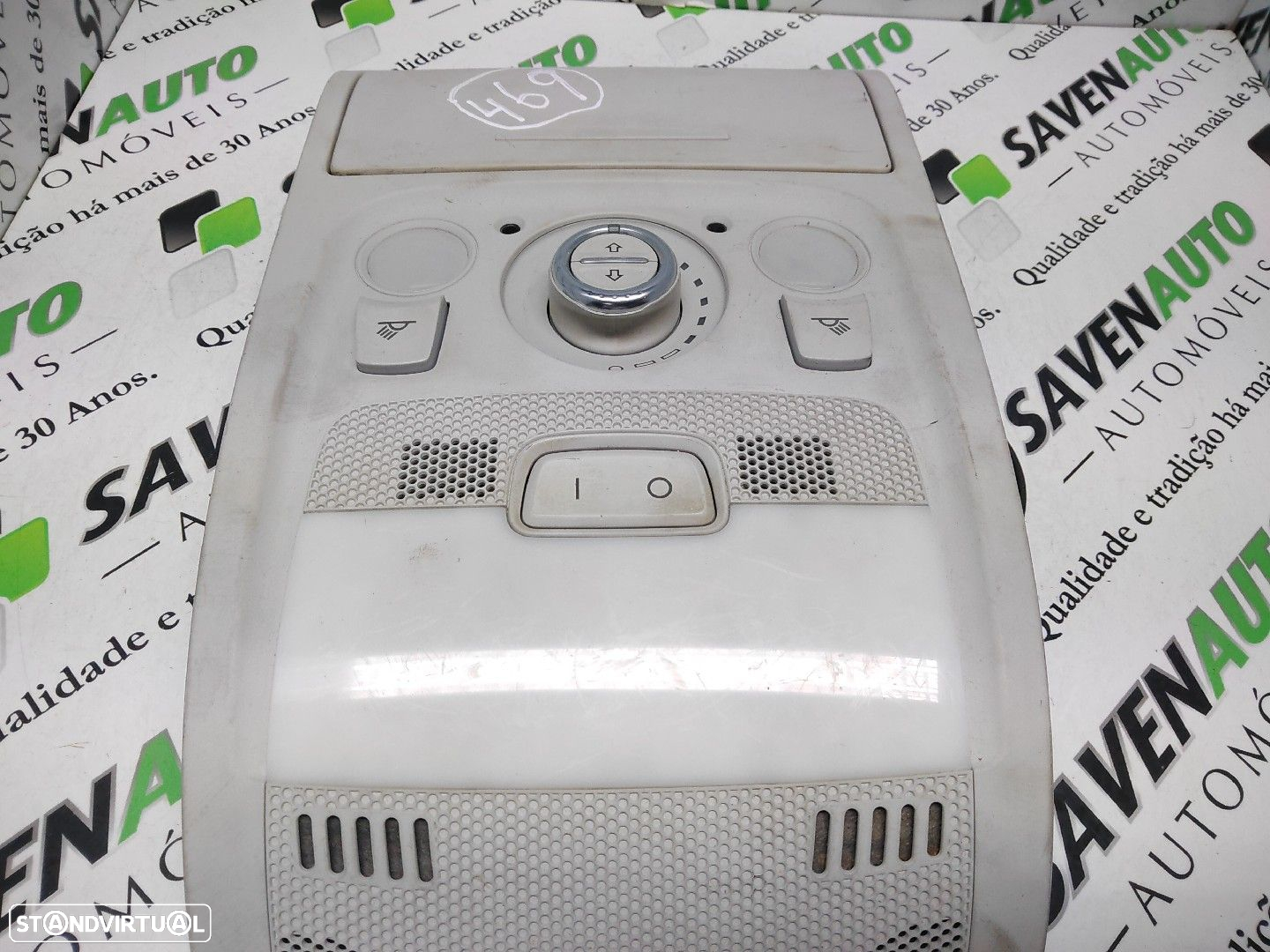 Plafonier / Botão Luz Tecto Audi A4 (8K2, B8) - 3