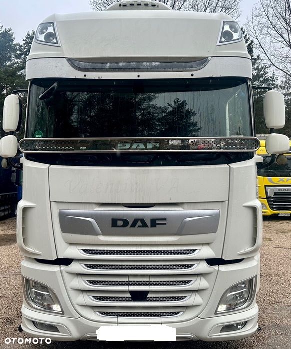 DAF XF480 SUPER SPACE CAB AUTOMAT STANDKLIMA LODÓWKA FULLSPOJLERY SKÓRA FULLLED 2xALUTANK ALUFELGI KLIMA WEBASTO LOW DECK MEGA EURO 6 2018r ŁADNY - 2