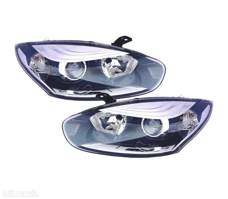 FARÓIS PARA RENAULT MEGANE IV 14-16 CROMADO - 1