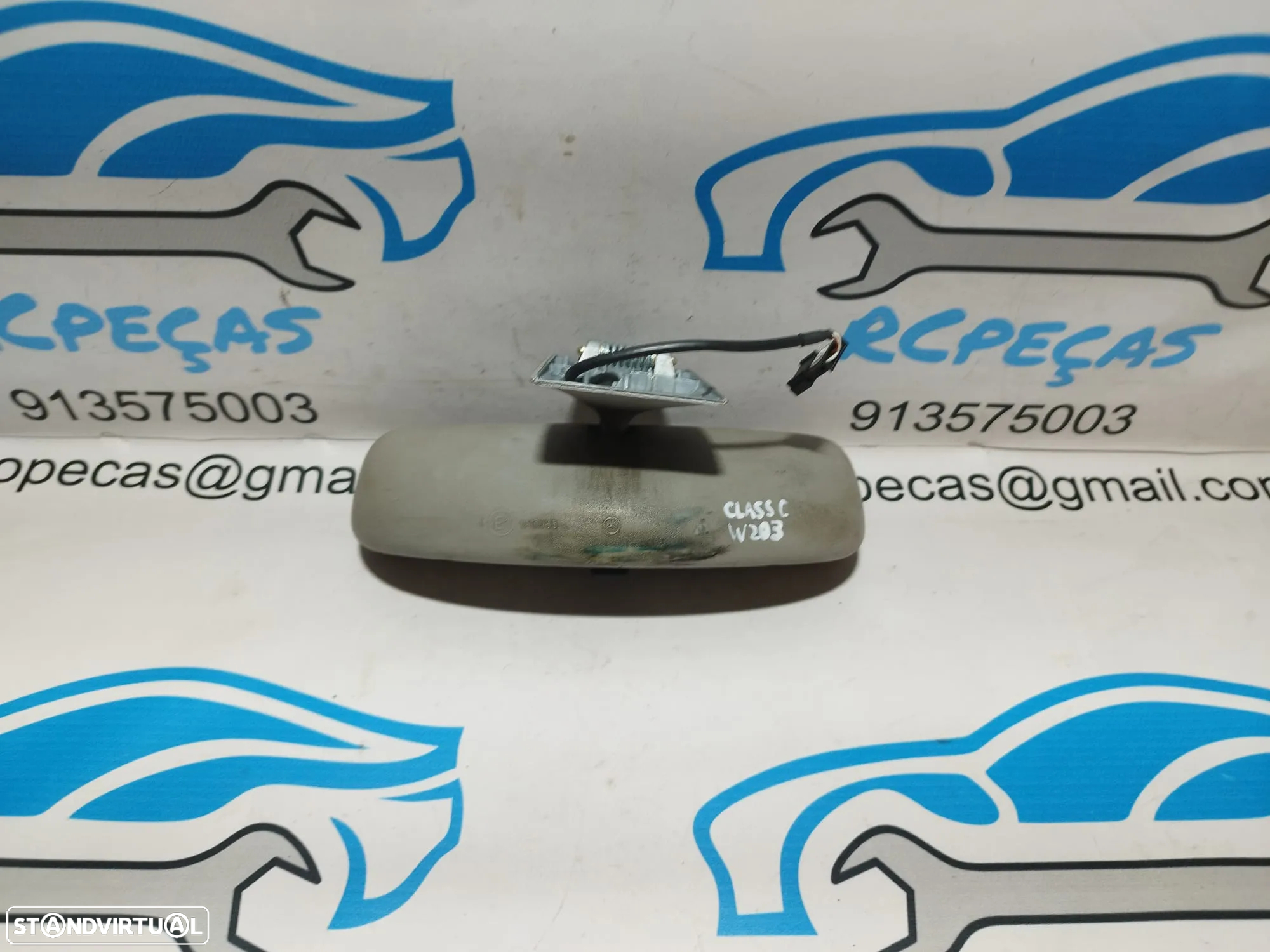 ESPELHO RETROVISOR INTERIOR ELÉTRICO A2038103517 MERCEDES C 220 AVANTGARDE W203 150CV - 3