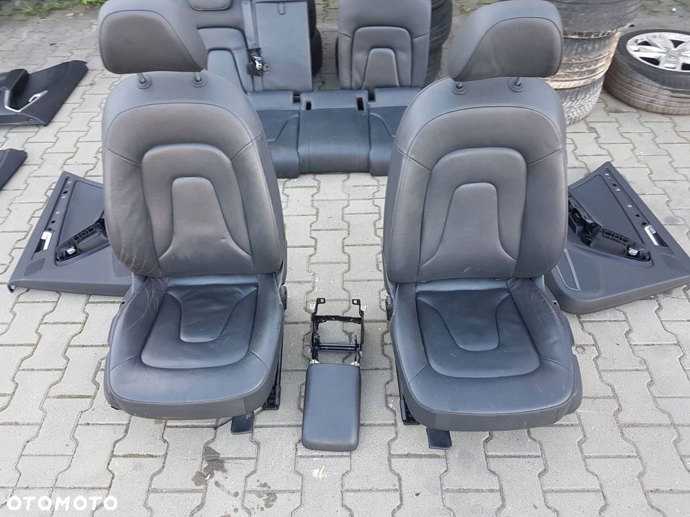 AUDI A4 B8 08-11r SEDAN FOTELE SKÓRZANE KANAPA - 1