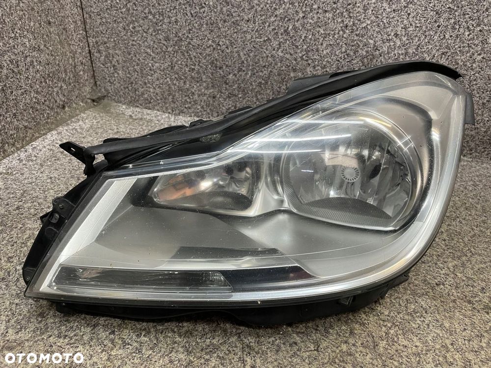 Lampa lewa przednia lewy przod soczewka H7 Mercedes W204 LIFT BDB ORG UK - 2