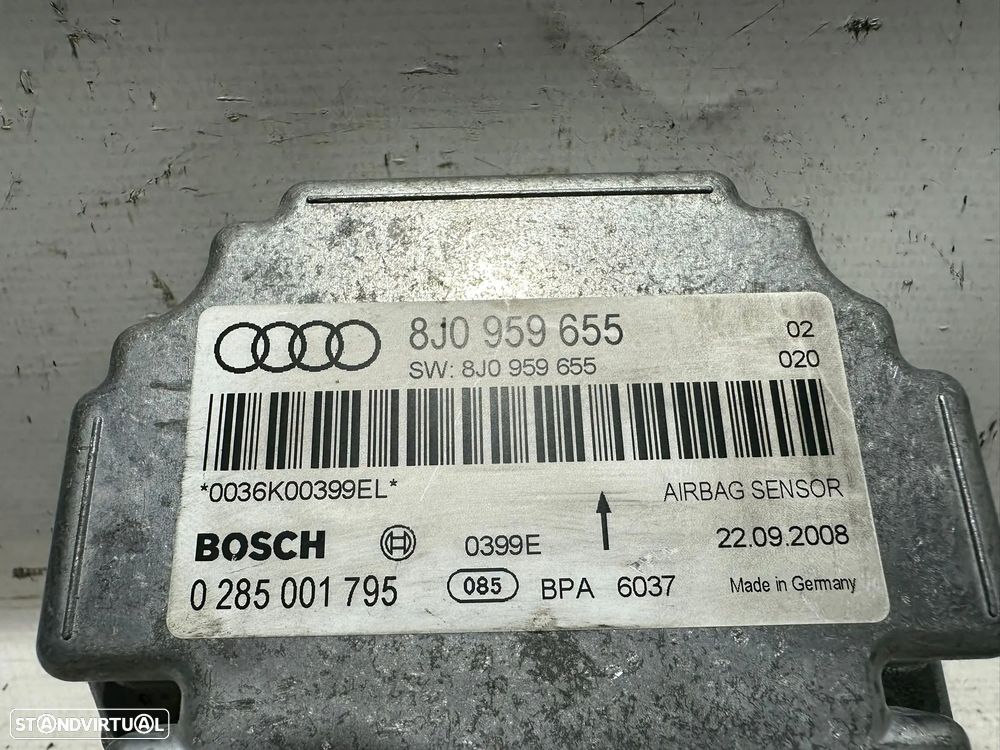 .Módulo Centralina Airbag SRS Original VW Volkswagen Audi TT 8J 8J0959655 2006 - 2014