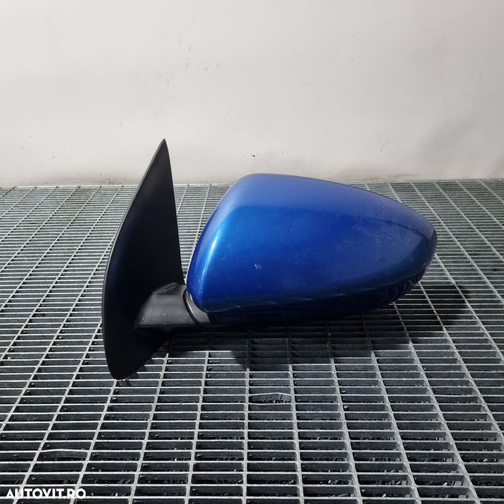 Oglinda stanga Nissan Qashqai 2007 - 2010 4 Usi BLUE BV5G (1468) Cu rabatare electrică - 1