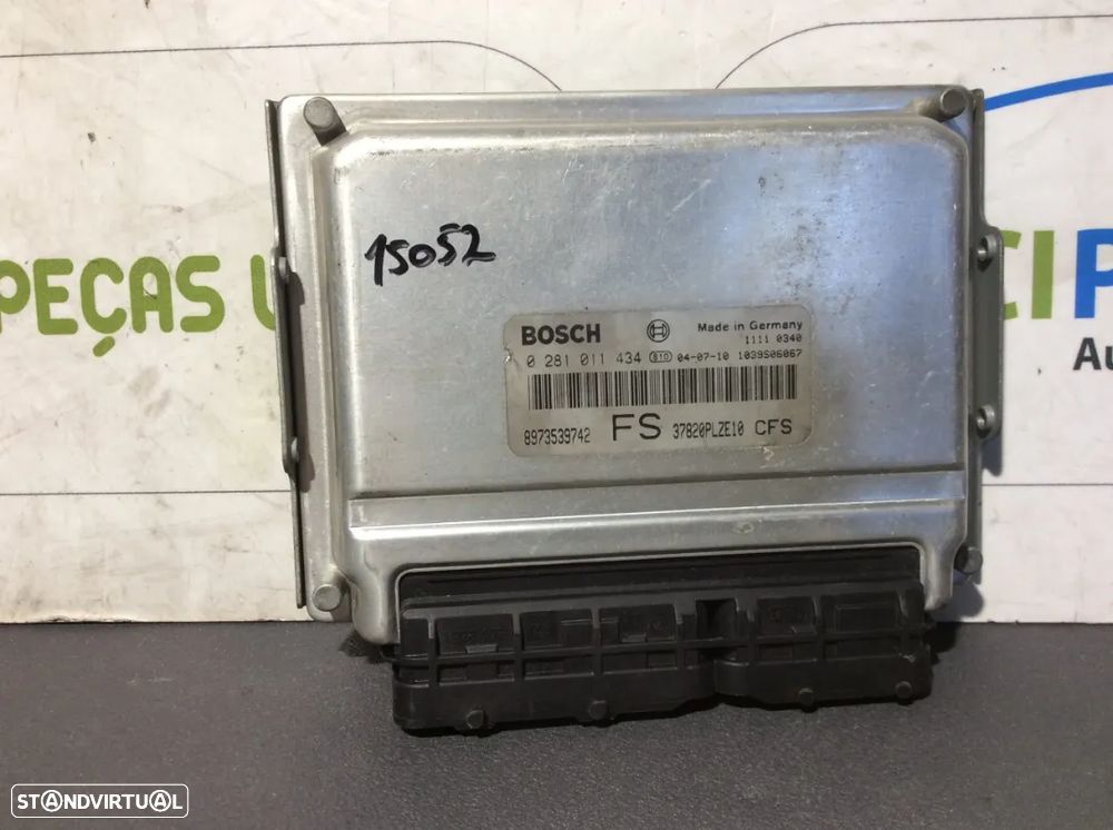 Centralina Motor Honda Civic 1.7 cdti ano 1999 a 2006   0281011434   37820PLZE10