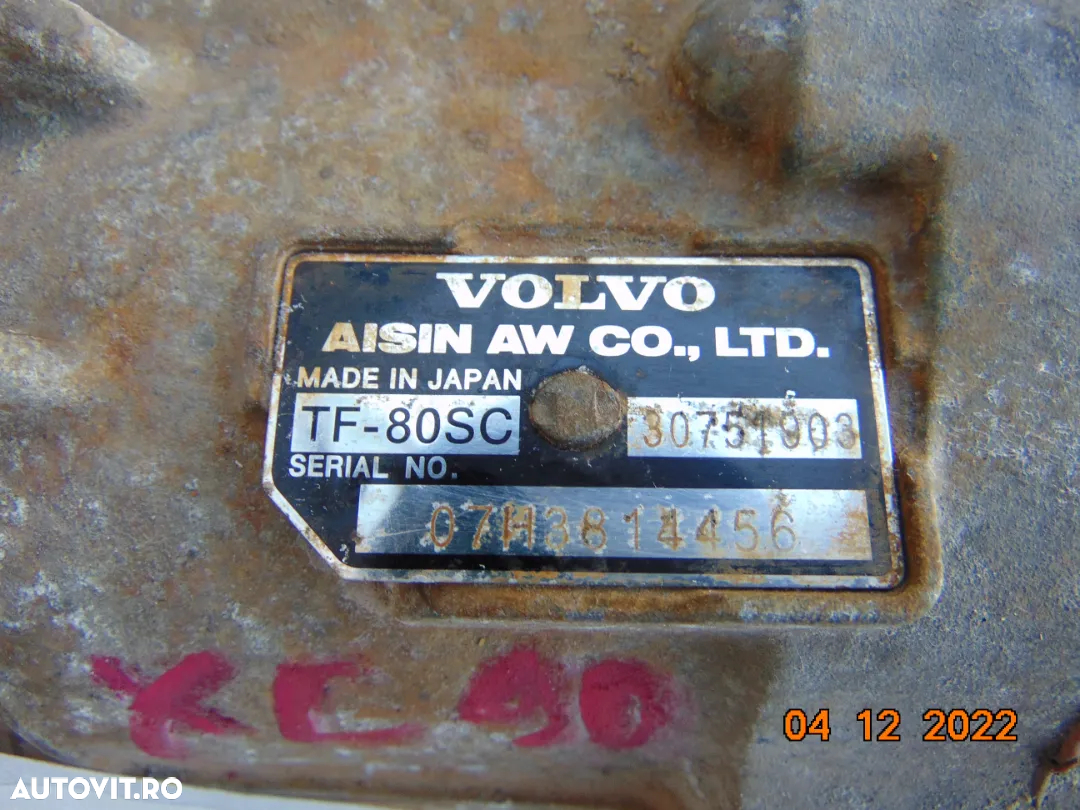 Cutie viteze automata Volvo 2.4 Xc 90 Xc70 Xc60 s60 s80 v70 2.4 cutie automata TF80SC 2x4 - 2