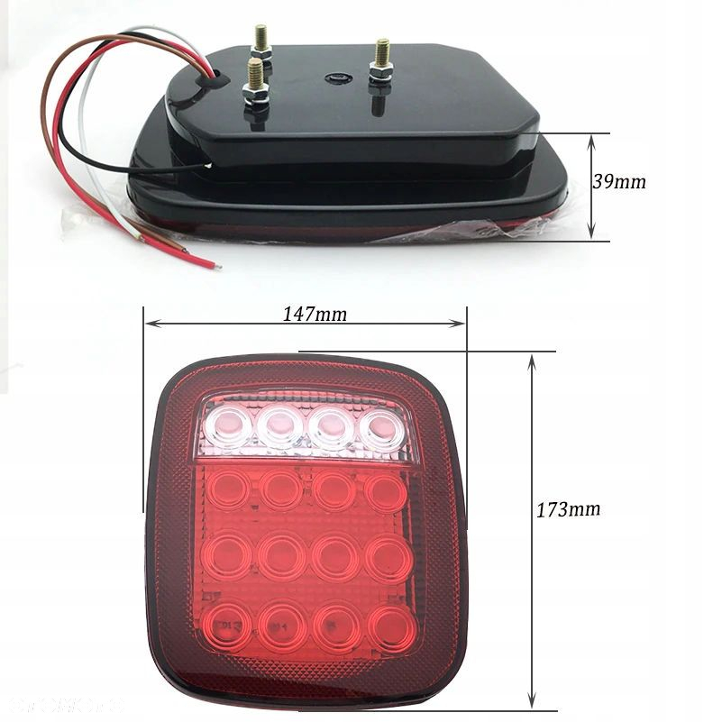 Lampy tylne LED Jeep Wrangler TJ 1997-2007 - 4