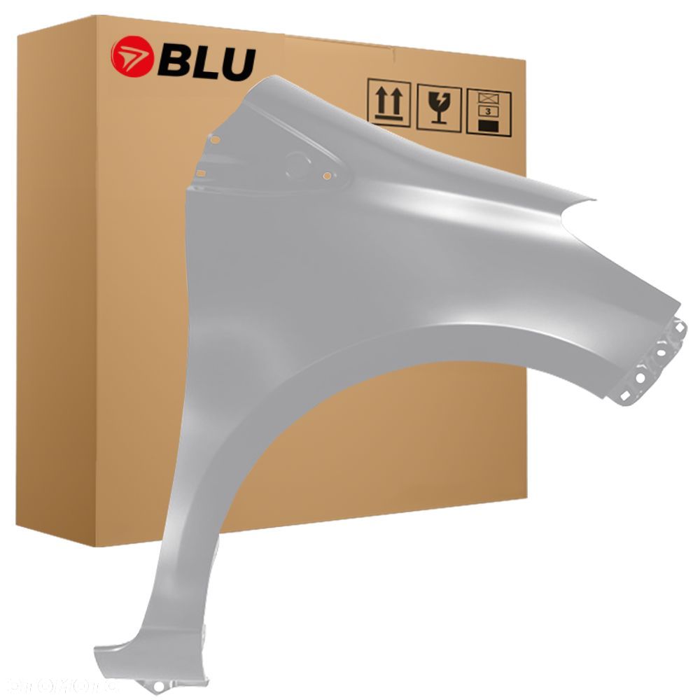 BLU Błotnik TOYOTA YARIS III 3 XP130 1F7 prawy srebrny 2011-2020 przód KlassischSilber PlatinSilber - 1