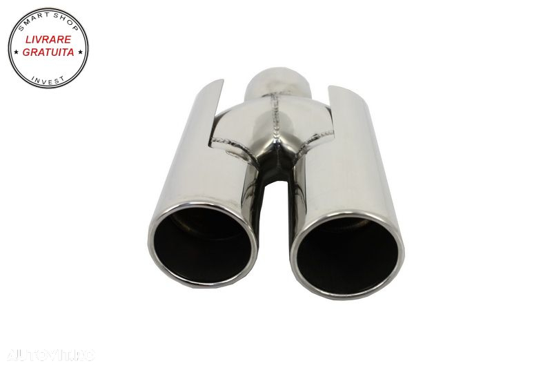 Bara Spate si Tobe Ornamente BMW Seria 5 E39 Evacuare Dubla (1995-2003) cu PDC- livrare gratuita - 6