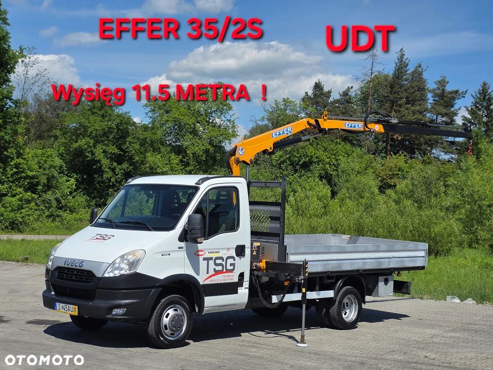 Iveco Daily 50c-15 Skrzynia 3.80 M + HDS 11.5 Metra ! Klima ! Effer 35/2S  ! - 1