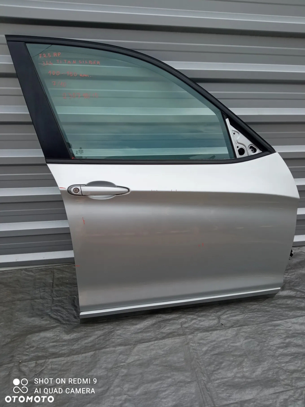 BMW X3 F25 DRZWI PRAWE PRZOD  354  TITANSILBER