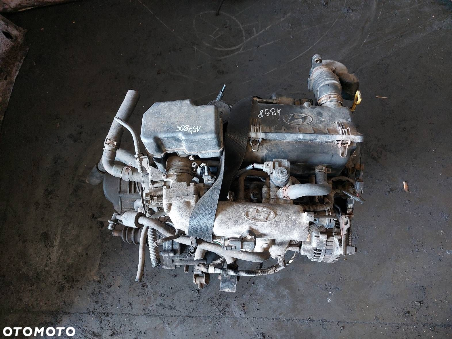 SILNIK + SKRZYNIA + OSPRZĘT SWAP HYUNDAI ATOS I 1.0 B G4HC KY1876 - 5