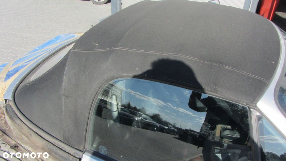 BMW Z3 E36 CABRIO DACH POSZYCIE DACHU SZYBA MATERIAŁ CZARNY 54348411531 - 4