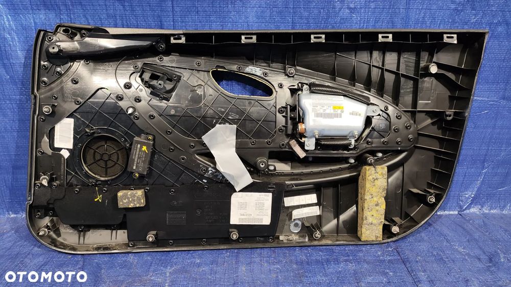 BOCZEK TAPICERKA DRZWI LEWY PRZÓD CZARNY PODUSZKA AIRBAG BMW E63 E64 - 10