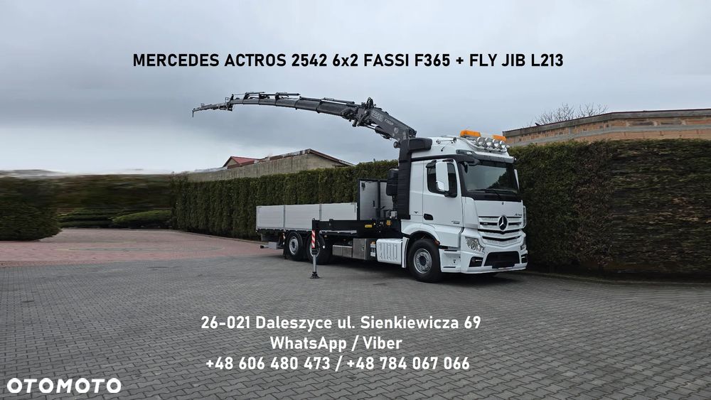 Mercedes-Benz ACTROS 2542 6x2 FASSI F365 + JIB - 1