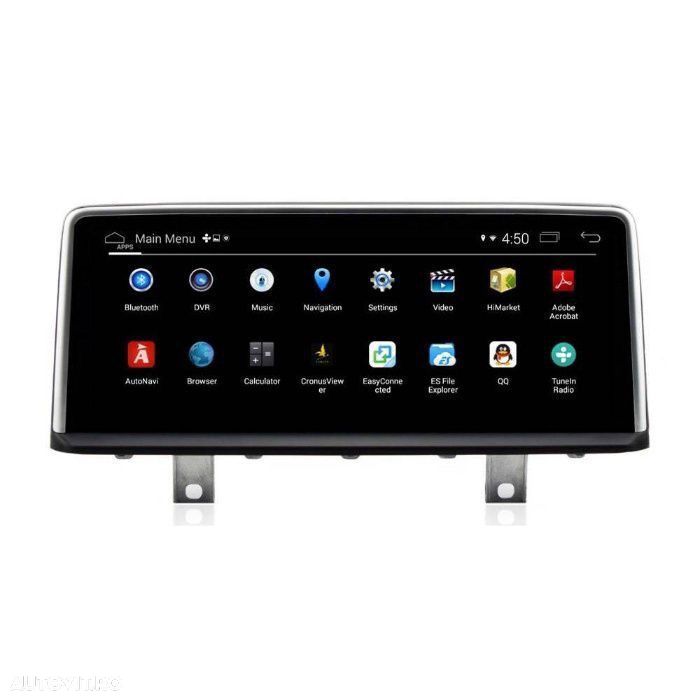 Navigatie auto cu Android Bluetooth GPS USB dedicata BMW X5 E70 2009- - 1