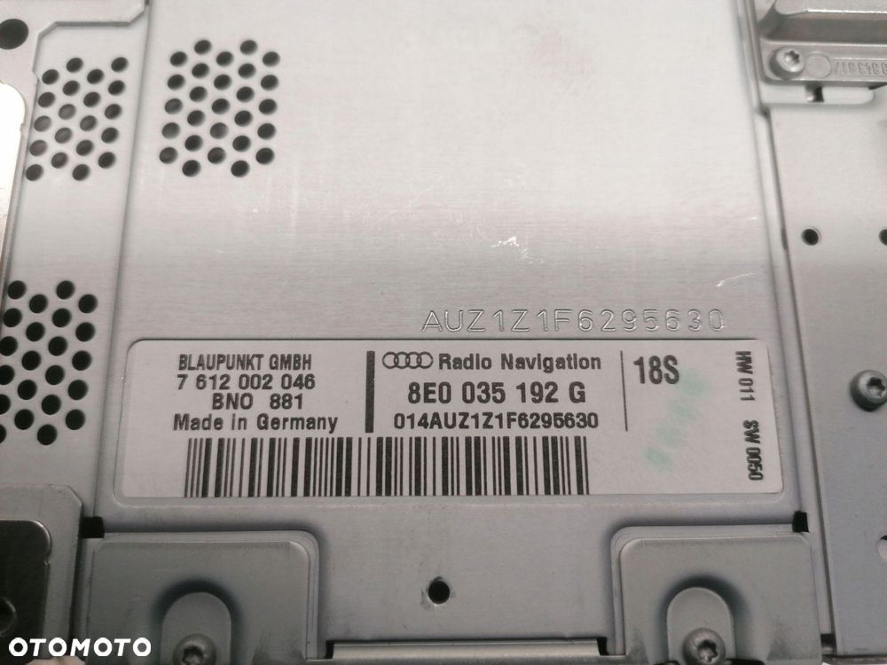 radio cd nawigacja audi a4 b7 8e0035192g 7612002046 - 4