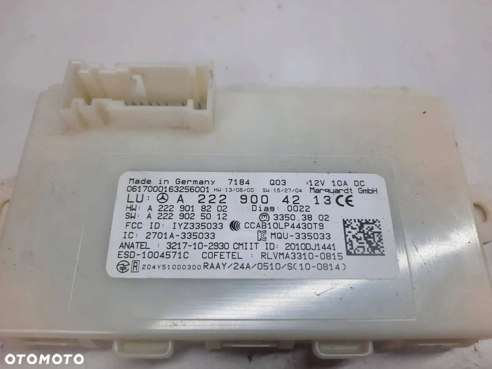 MERCEDES GLC W253 STEROWNIK MODUŁ KEYLESS A2229004213 - 2