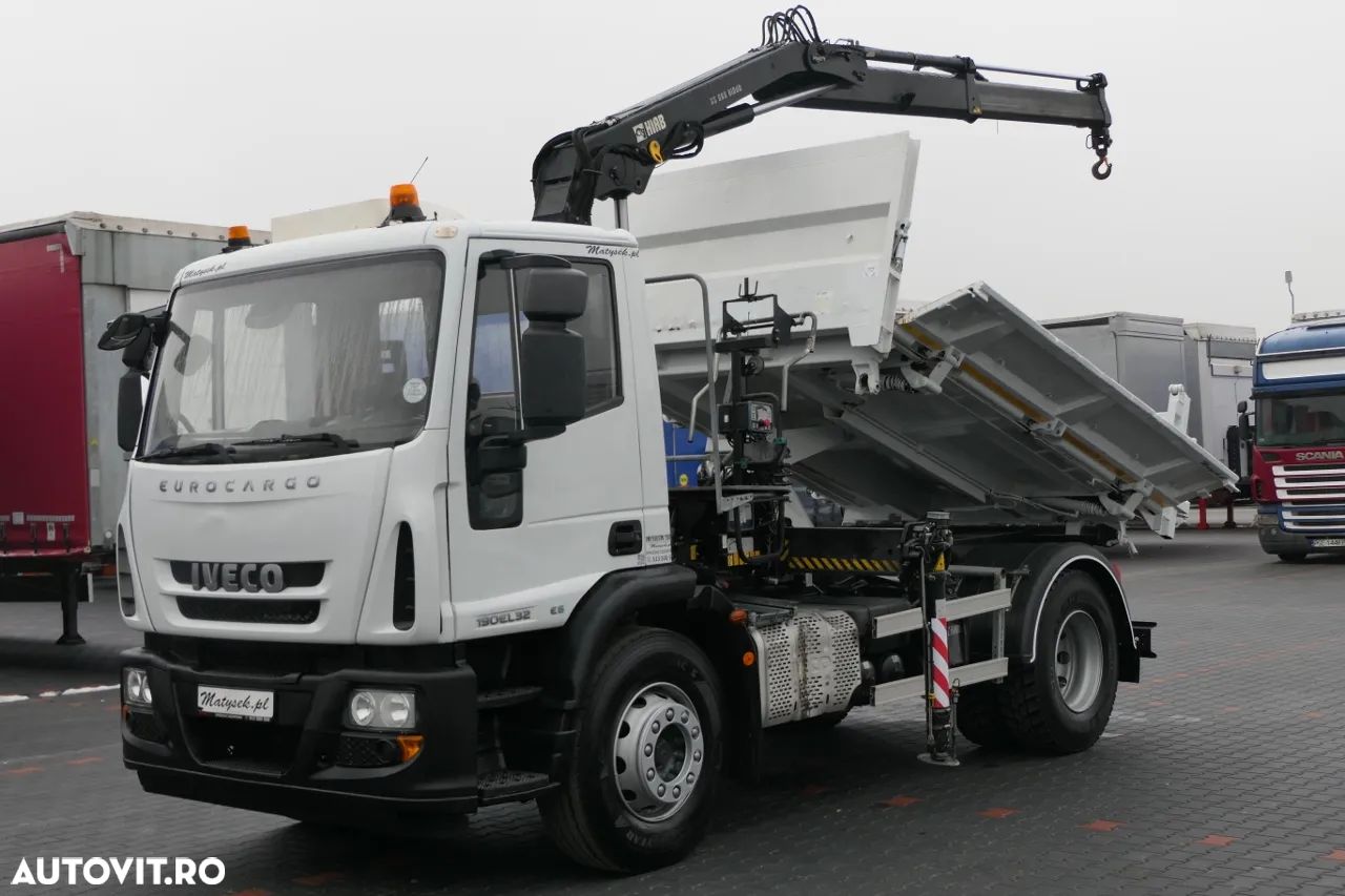 Iveco 19 - 320 CP / E 6 / Basculant + HDS / HYDROBOARD / KIPPER 3 FETE - 3,5 M / EURO 6 - 1